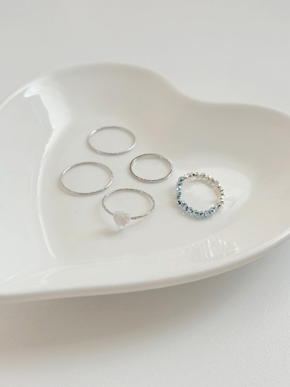 [5set] Heart &amp; Twinkle 16G Body Piercing Antique Unique y2k 