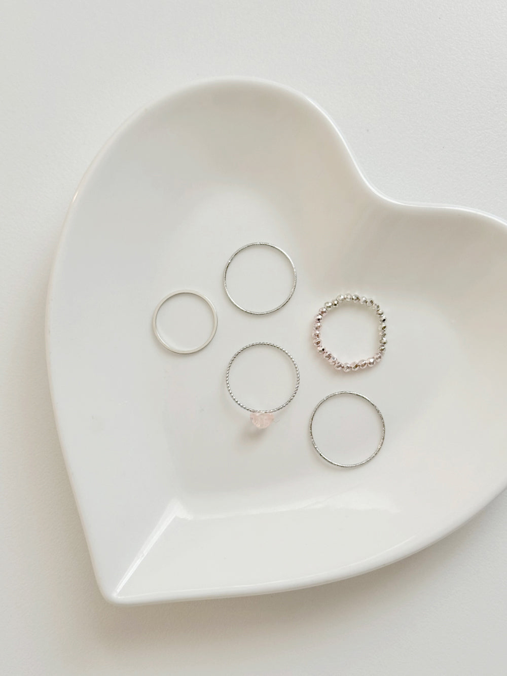 [5set] Heart &amp; Twinkle 16G Body Piercing Antique Unique y2k 