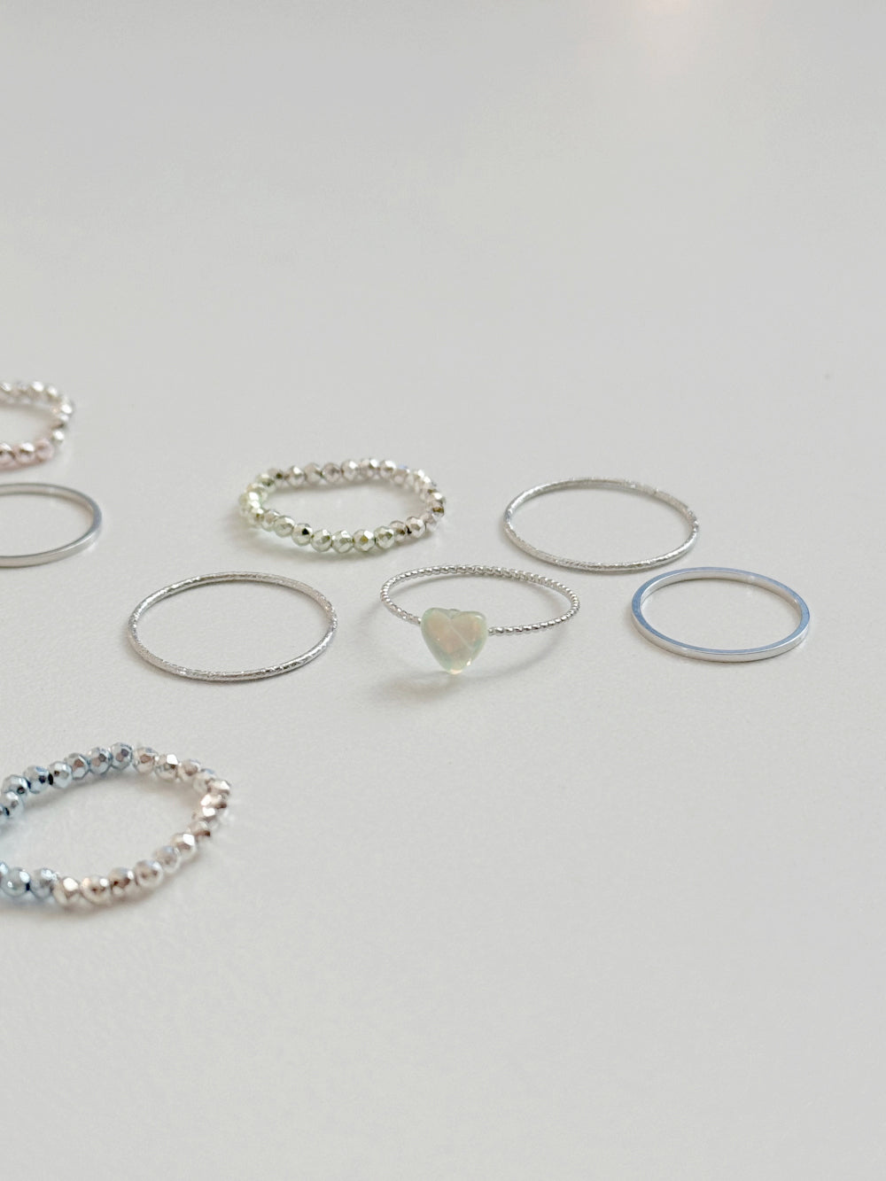 [5set] Heart &amp; Twinkle 16G Body Piercing Antique Unique y2k 