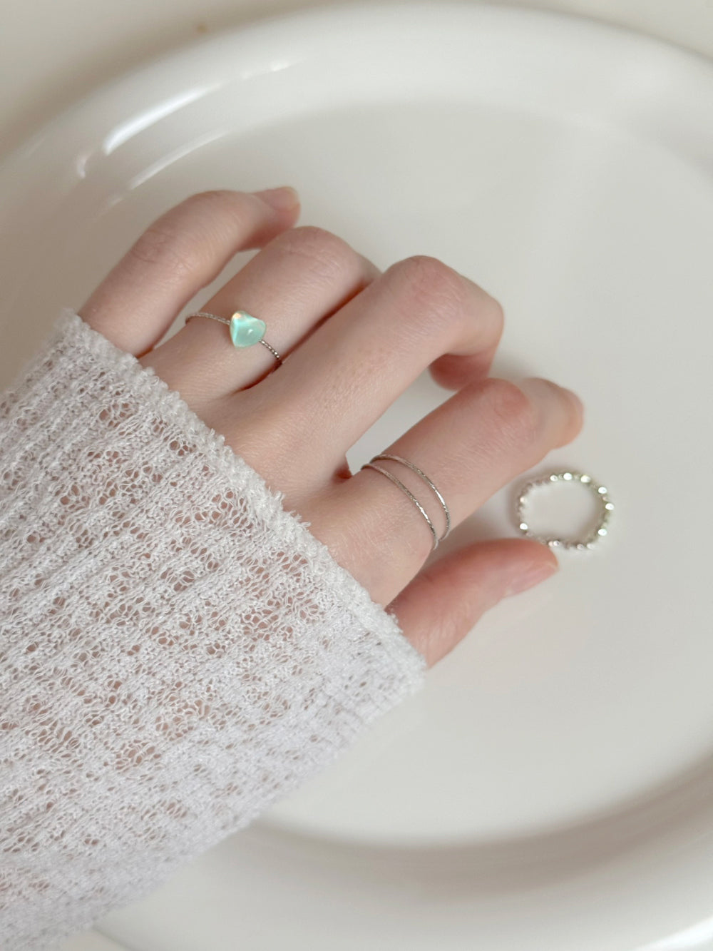 [5set] Heart &amp; Twinkle 16G Body Piercing Antique Unique y2k 