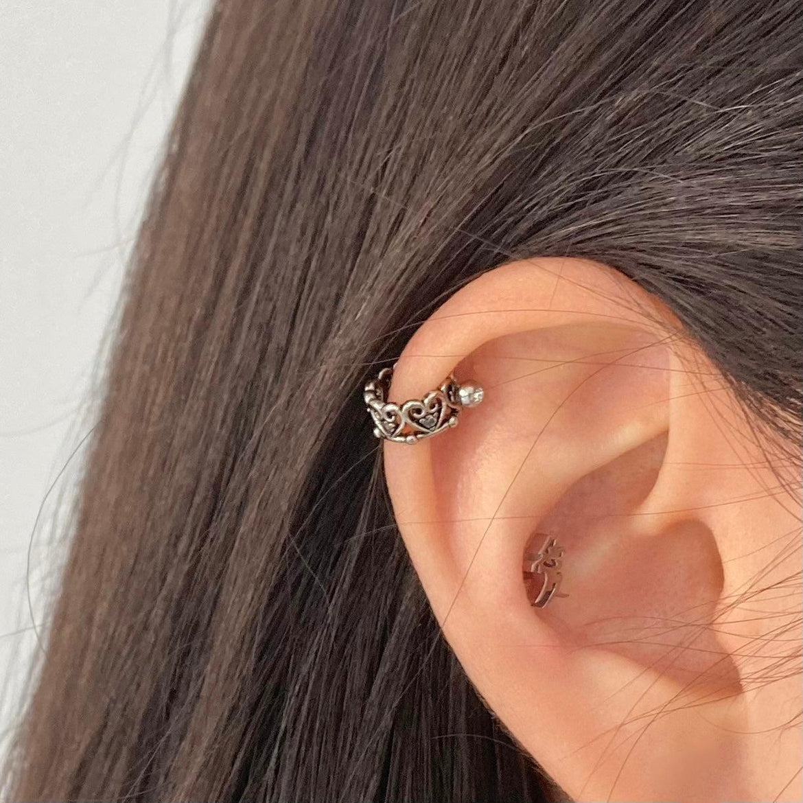 【WING BLING】14K Post★Chrissy Cubic Two Way ピアス WING BLING】14K Post☆Chrissy Cubic Two Way ピアス