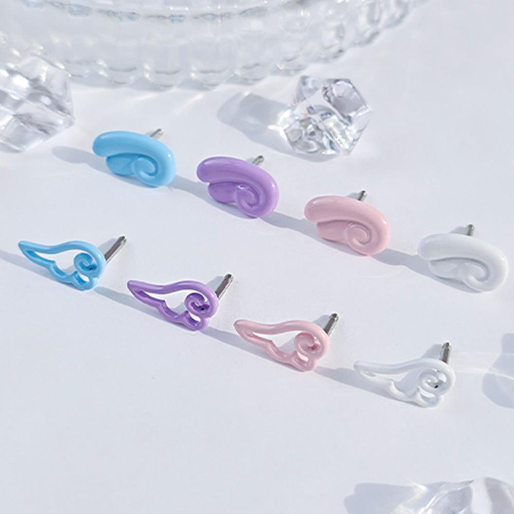 [サージカル]カラーエンジェル 天使 ウイング 翼 羽 (2Type 4Color) 16G ボディピアス キャッチ ピアッシング 軟骨ピアス