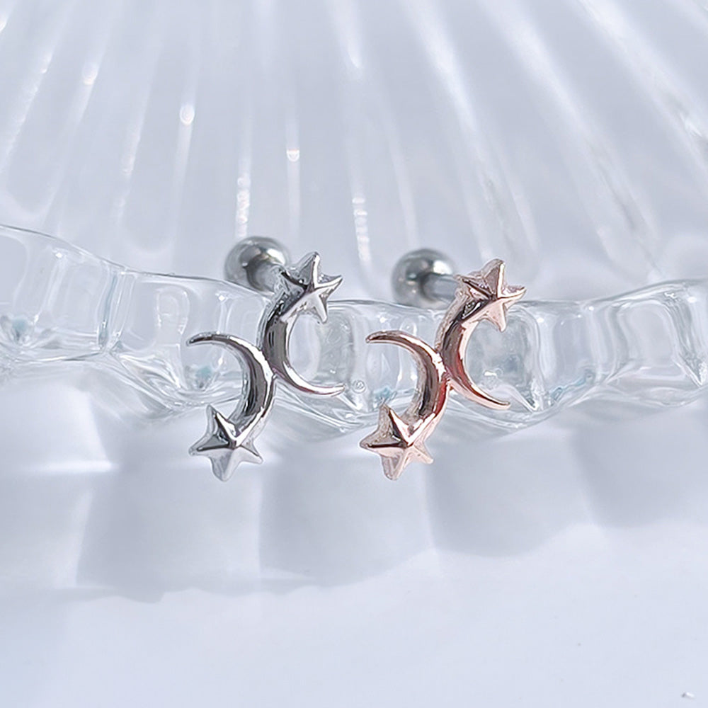 [Surgical] Twinkle Shining Round Circle (2 Colors) 16G 