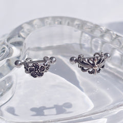 [サージカル] シールド 桜 リリーライン アンティーク (2Type) 16G ボディピアス キャッチ ピアッシング 軟骨ピアス