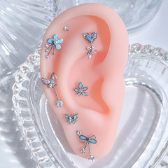 [Surgical] Twinkle Shining Round Circle (2 สี) 16G 