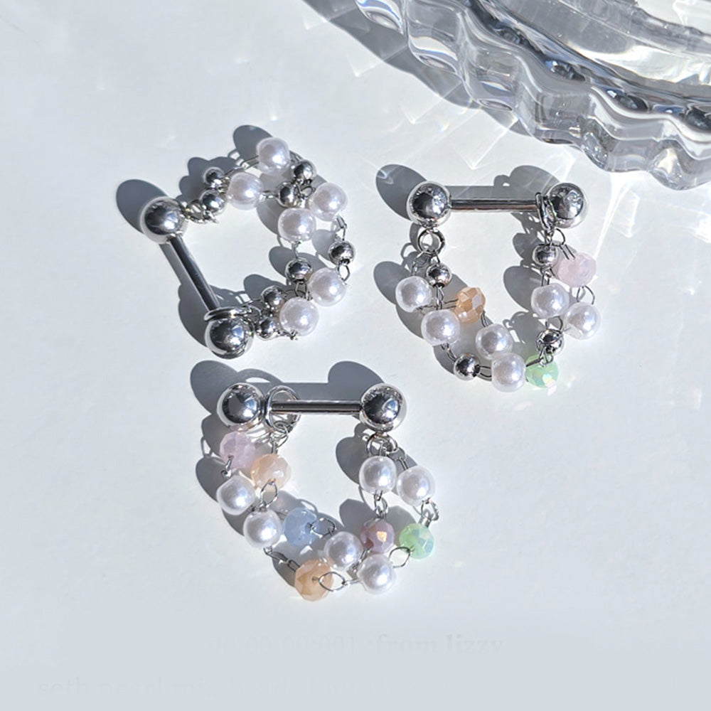 [Surgical] Twinkle Shining Round Circle (2 สี) 16G 
