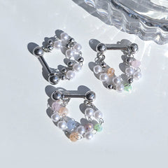 [Surgical] Twinkle Shining Round Circle (2 สี) 16G 