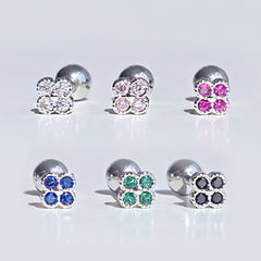 [Surgical] Twinkle Shining Round Circle (2 Colors) 16G 