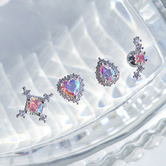 [Surgical] Twinkle Shining Round Circle (2 Colors) 16G 