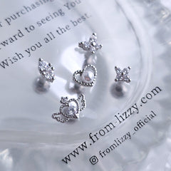 [Surgical] Twinkle Shining Round Circle (2 สี) 16G 