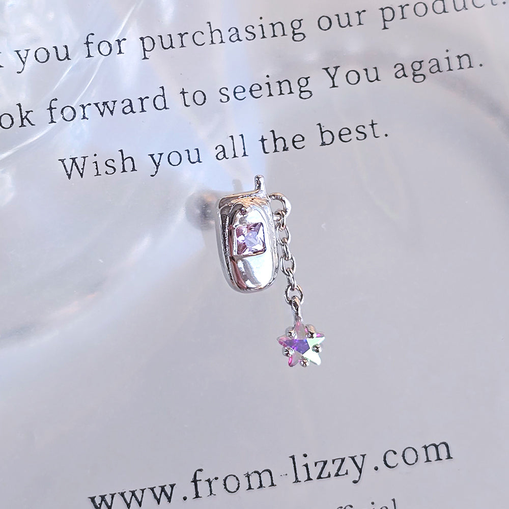 [Surgical] Twinkle Shining Round Circle (2 Colors) 16G 