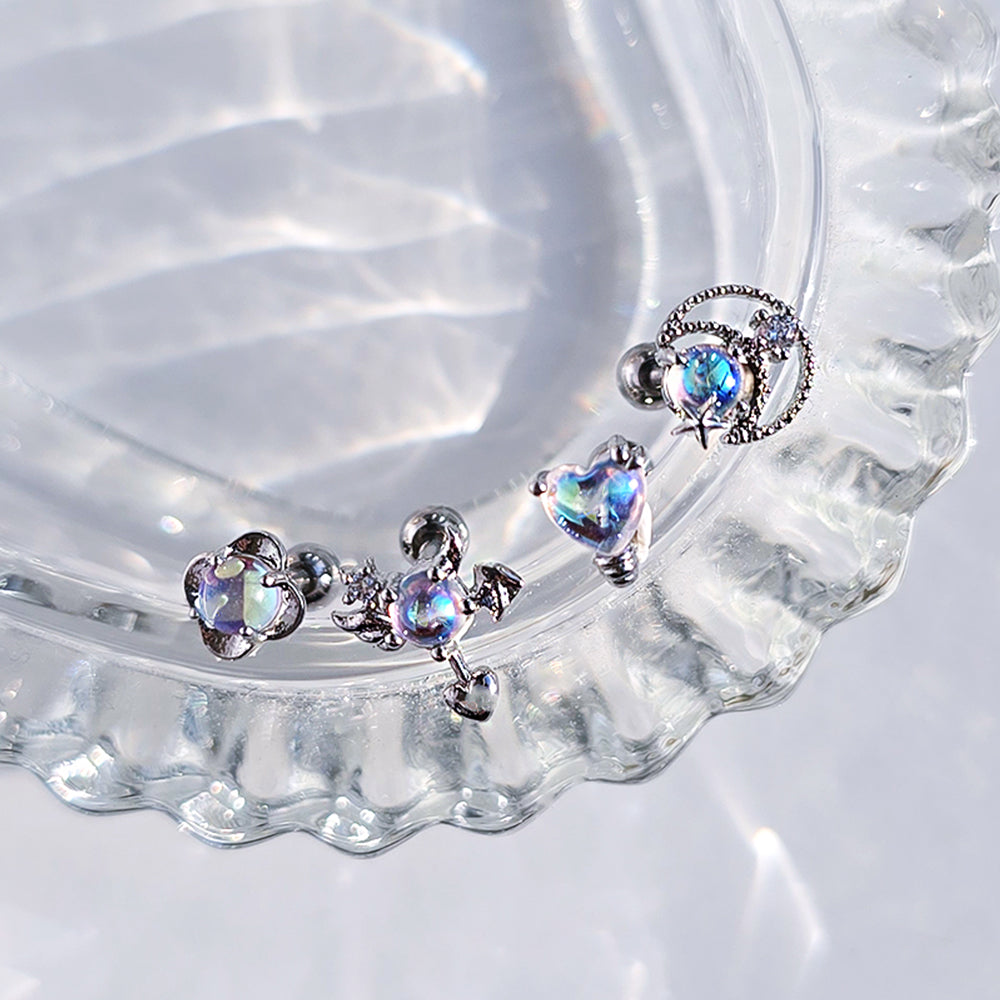 [Surgical] Twinkle Shining Round Circle (2 สี) 16G 