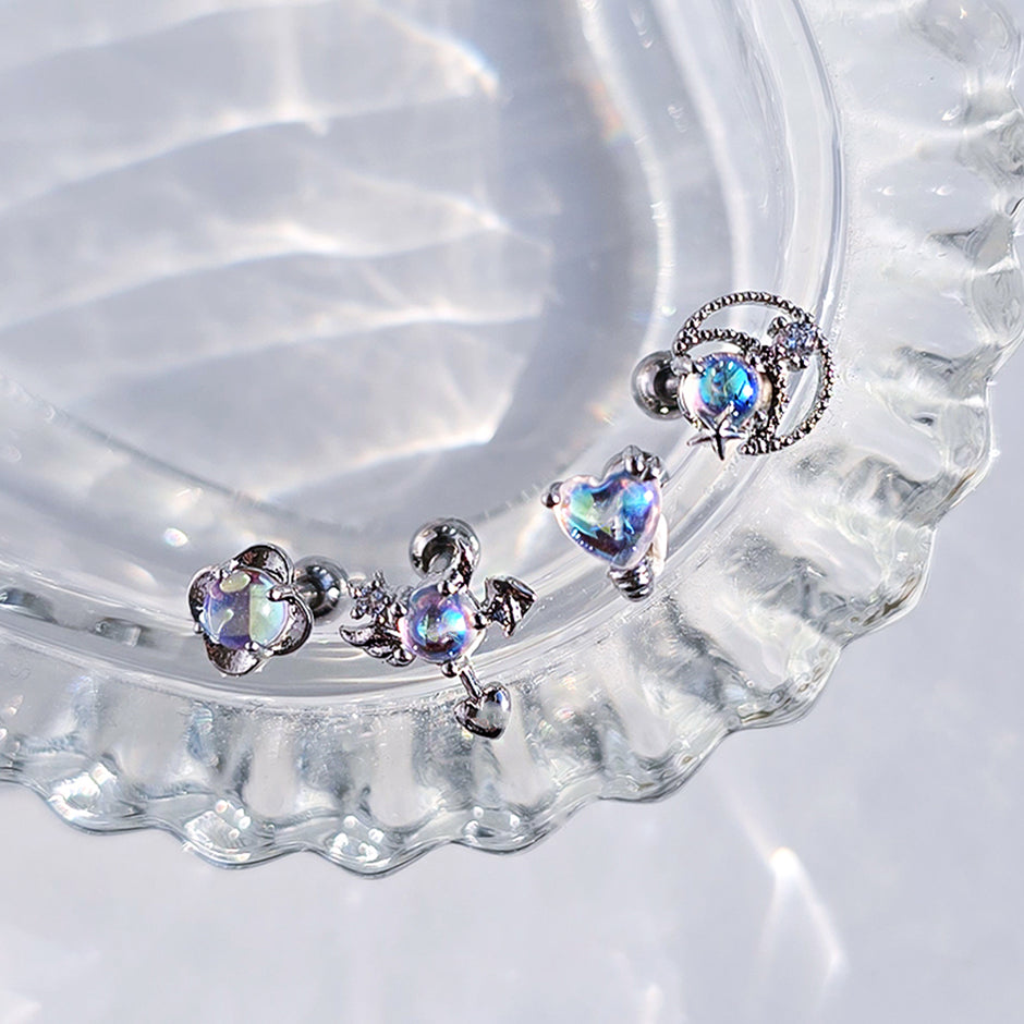 アマデオ オーロラドーム ジェム ムーン＆ハート ウィング (4Type) 16G