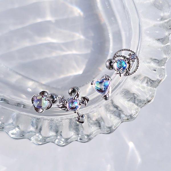 アマデオ オーロラドーム ジェム ムーン＆ハート ウィング (4Type) 16G