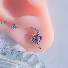 [Surgical] Twinkle Shining Round Circle (2 สี) 16G 