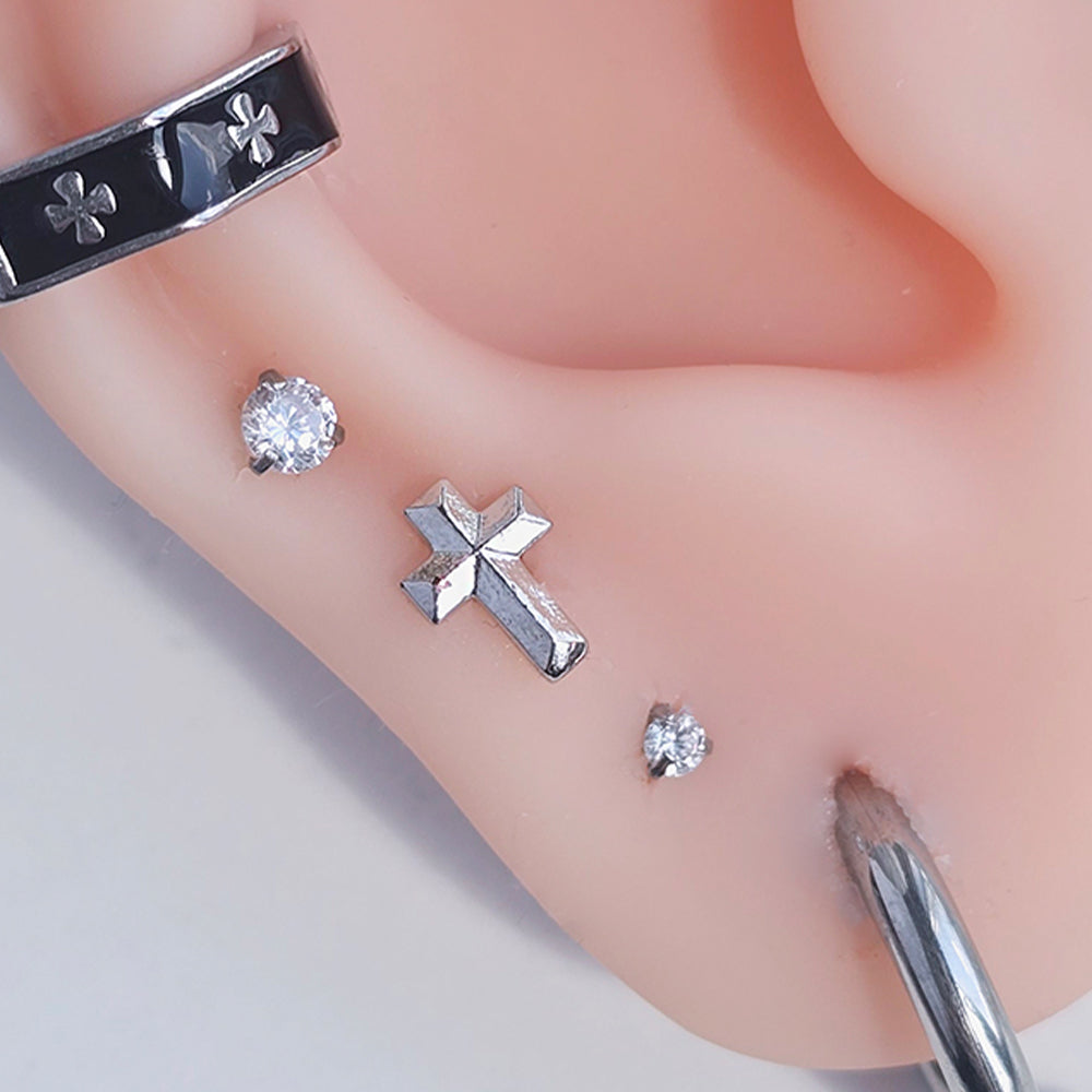 [Surgical] Twinkle Shining Round Circle (2 Colors) 16G 