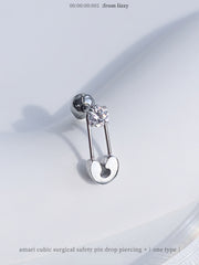 [Surgical] Twinkle Shining Round Circle (2 Colors) 16G 