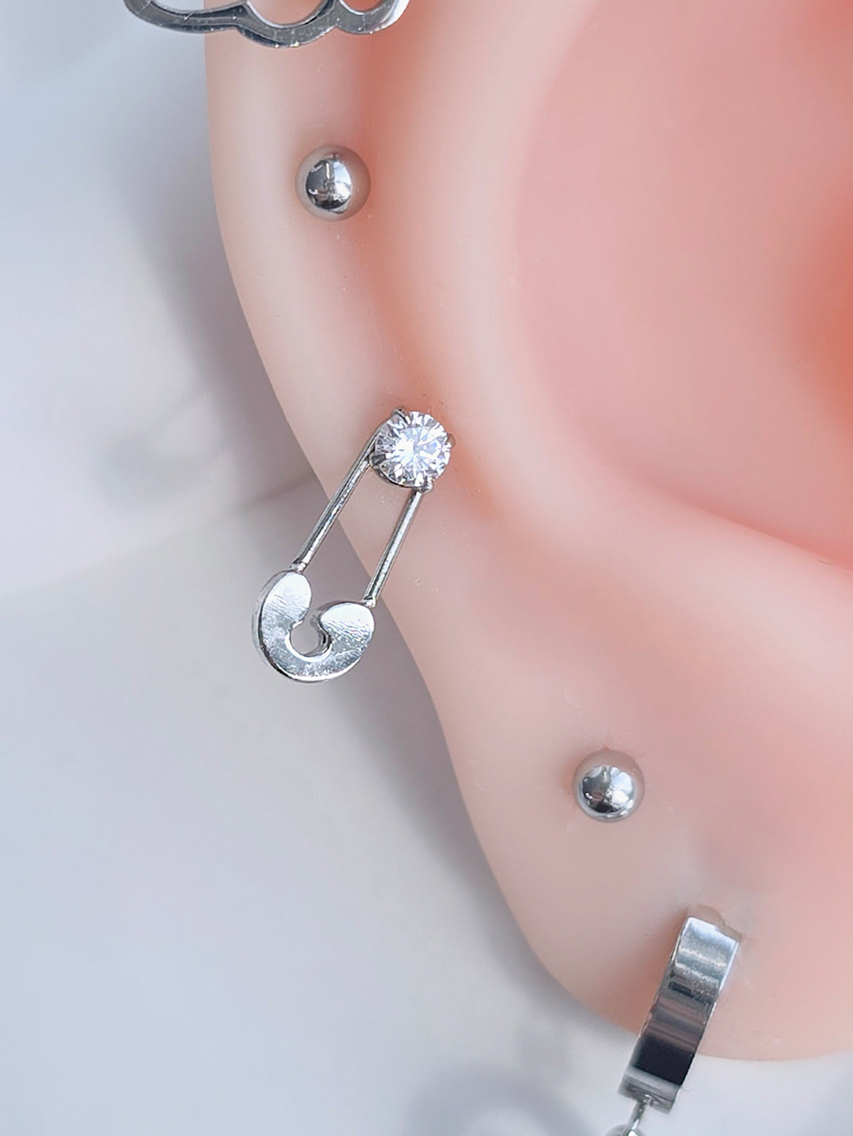 [Surgical] Twinkle Shining Round Circle (2 Colors) 16G 