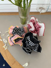 Check Frill Scrunchie (3 Colors)