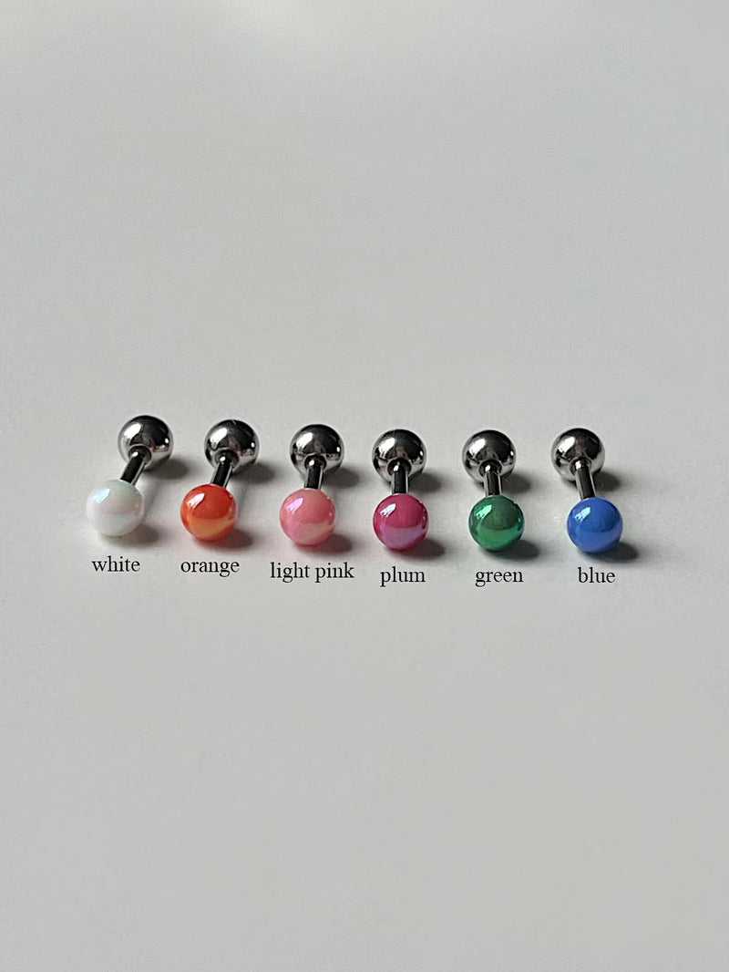 [Surgical] Aurora Color Ball 16G (6 colors/2 sizes) 