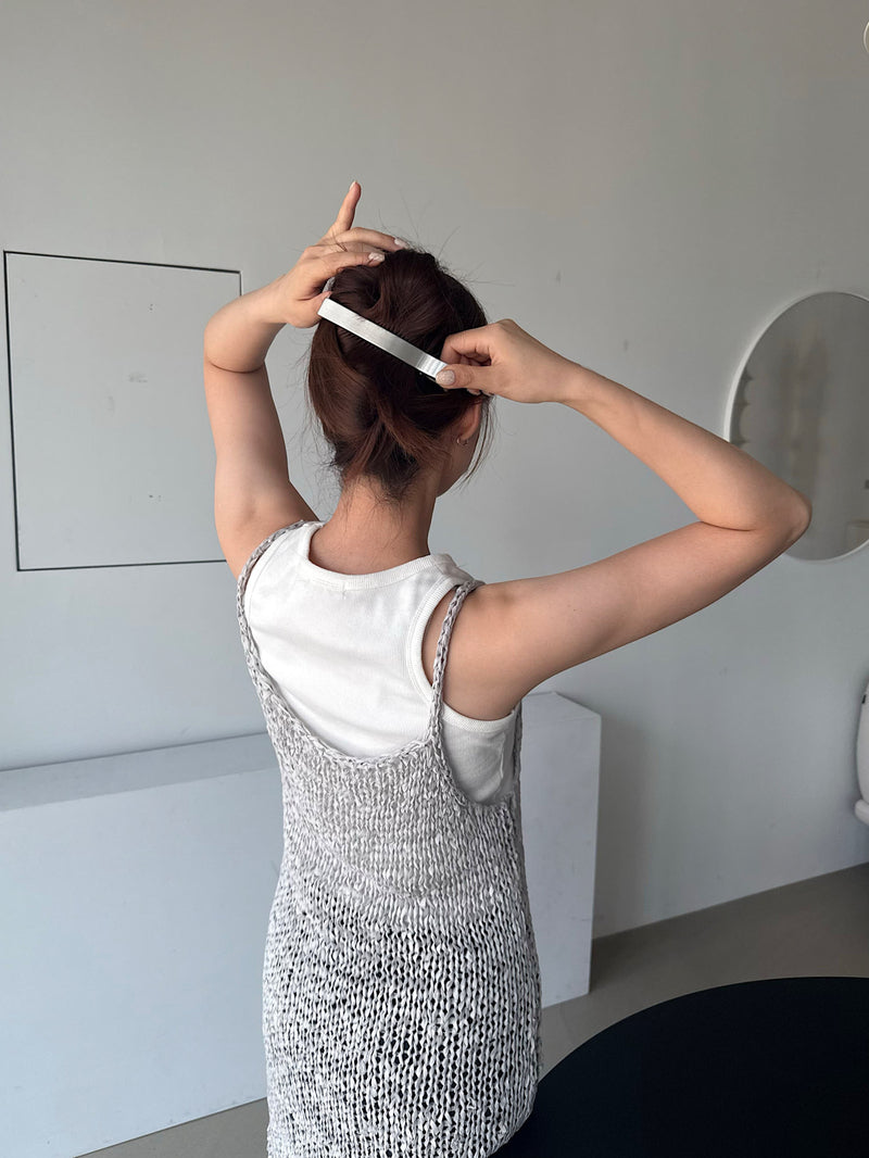 [ชุด 2 ชิ้น] ปิ่นปักผมขนเทียมลายเสือดาว (2 สี)