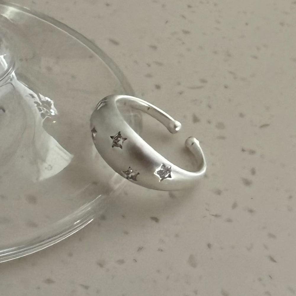 甲丸 マット キュービックスター  ボリュームリング（フリーサイズ）