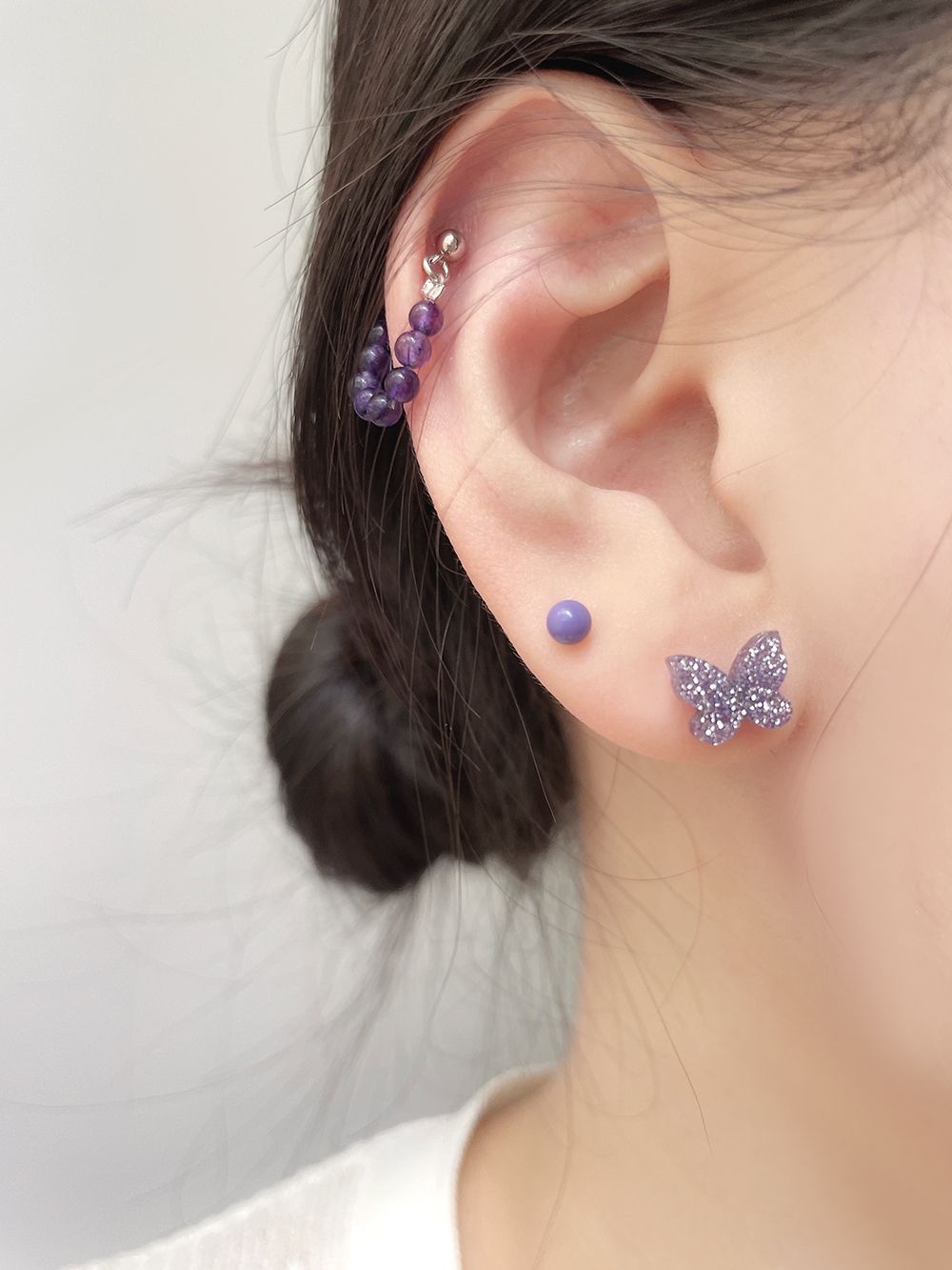 [サージカル]アクリル 蝶 パール (4Color) 16G