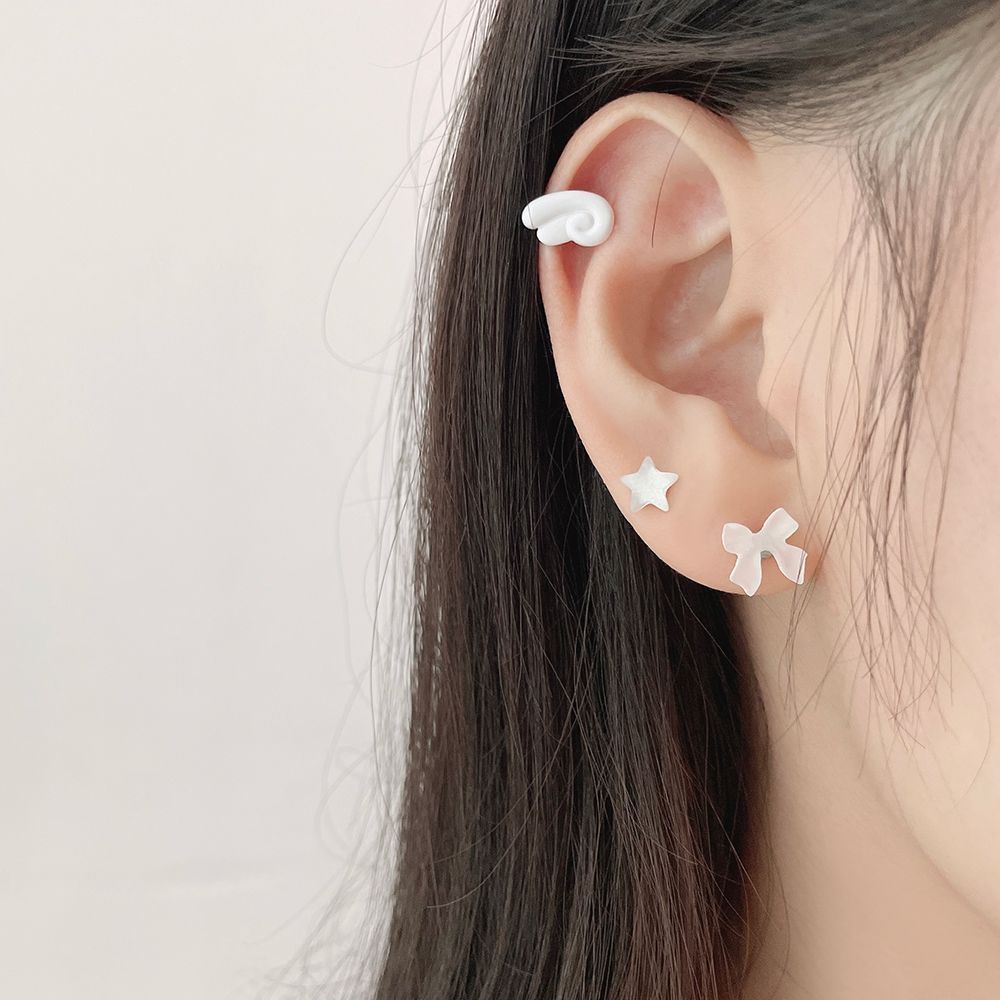 [サージカル] パール 星 スター (3Color) 16G ボディピアス キャッチ ピアッシング 軟骨ピアス