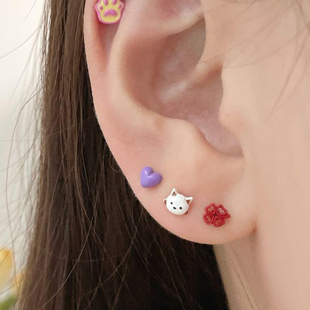 [サージカル]コーティング ミニ ハート(4Color) 16G ボディピアス キャッチ ピアッシング 軟骨ピアス