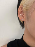 [925 Silver]キュービック イルカ ピアッシング 18G - 4MiLi (フォーミリ)