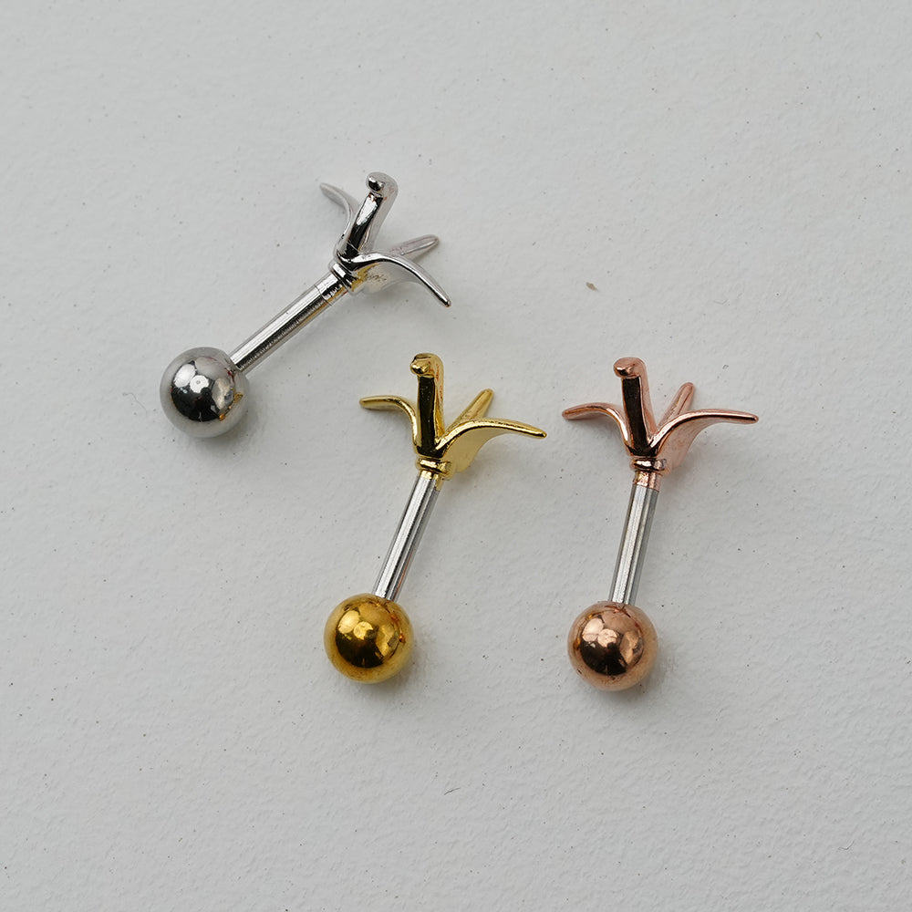 7th edition [16G/14G] Cute antenna helix body piercing cartilage piercing single ear 16G 14G collection 