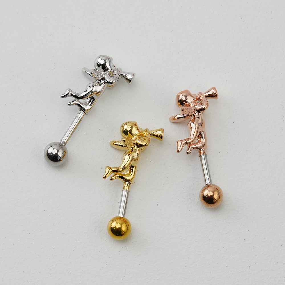 7th edition [16G/14G] Cute antenna helix body piercing cartilage piercing single ear 16G 14G collection 