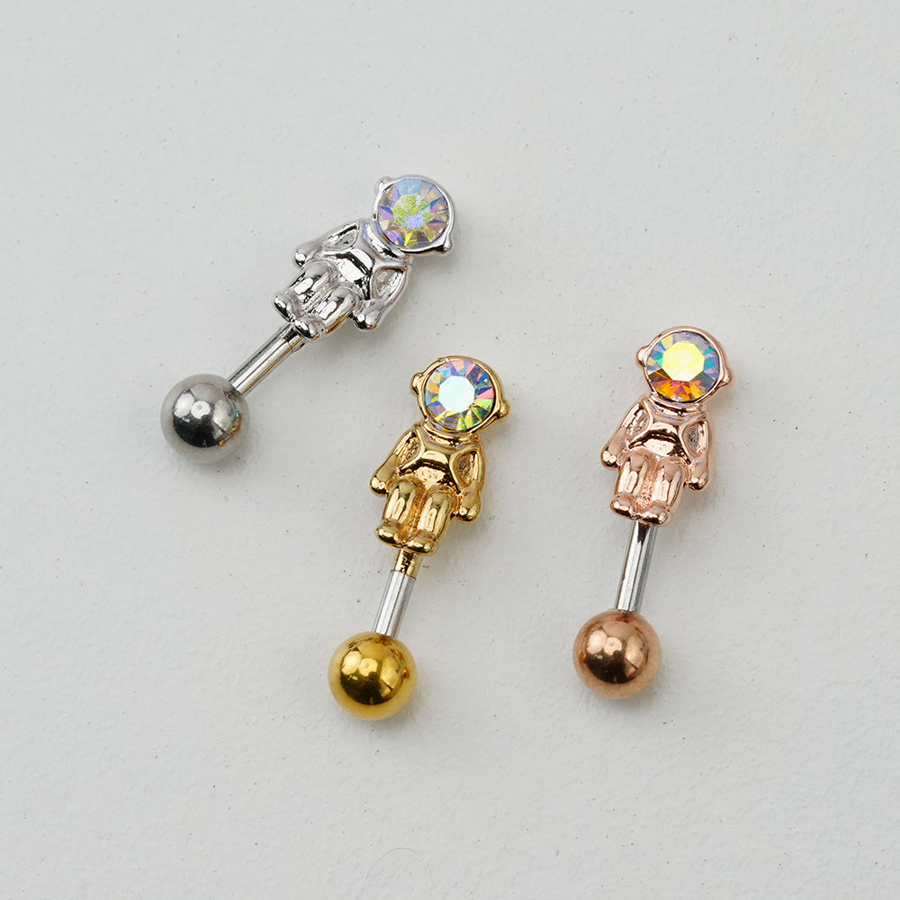 7th edition [16G/14G] Cute antenna helix body piercing cartilage piercing single ear 16G 14G collection 