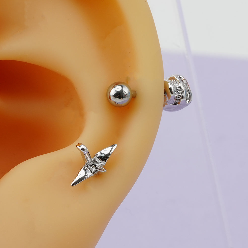 7th edition [16G/14G] Cute antenna helix body piercing cartilage piercing single ear 16G 14G collection 