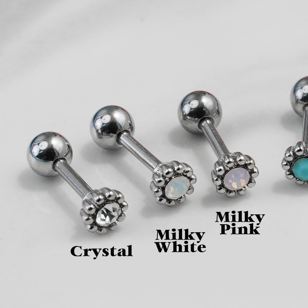 [Surgical] Mini Dot Flower (6 Colors) 16G Body Piercing Back Piercing Cartilage Piercing 