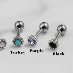 [Surgical] Mini Dot Flower (6 Colors) 16G Body Piercing Back Piercing Cartilage Piercing 