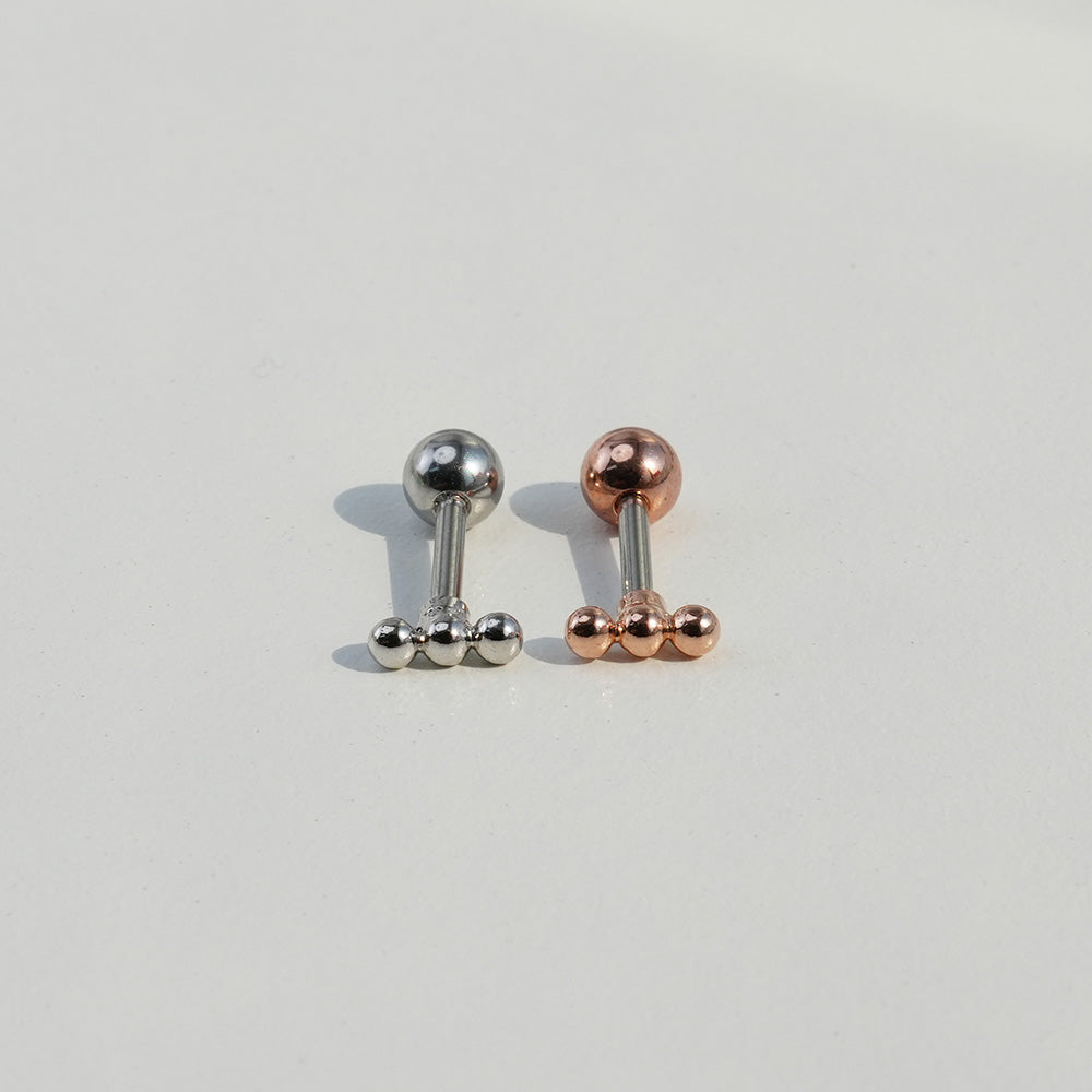 [サージカル] 2&3 ボール (2Type) 16G ボディピアス キャッチ ピアッシング  軟骨ピアス