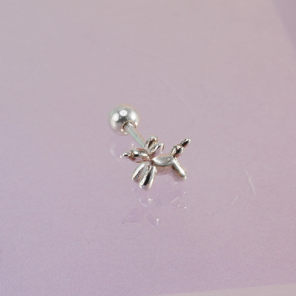 Ver.5 [925 Silver] Silver body piercing, cartilage piercing, single ear, collection, 20G, single ear 