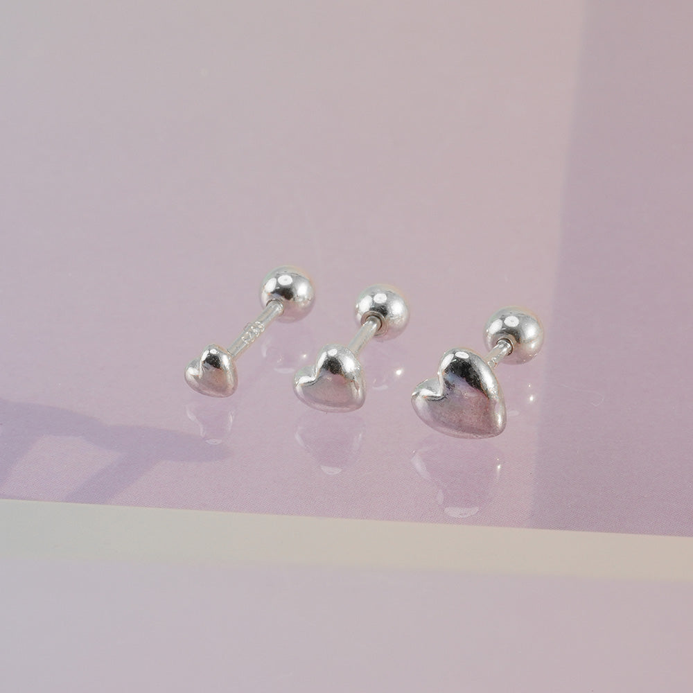 Ver.5 [925 Silver] Silver body piercing, cartilage piercing, single ear, collection, 20G, single ear 