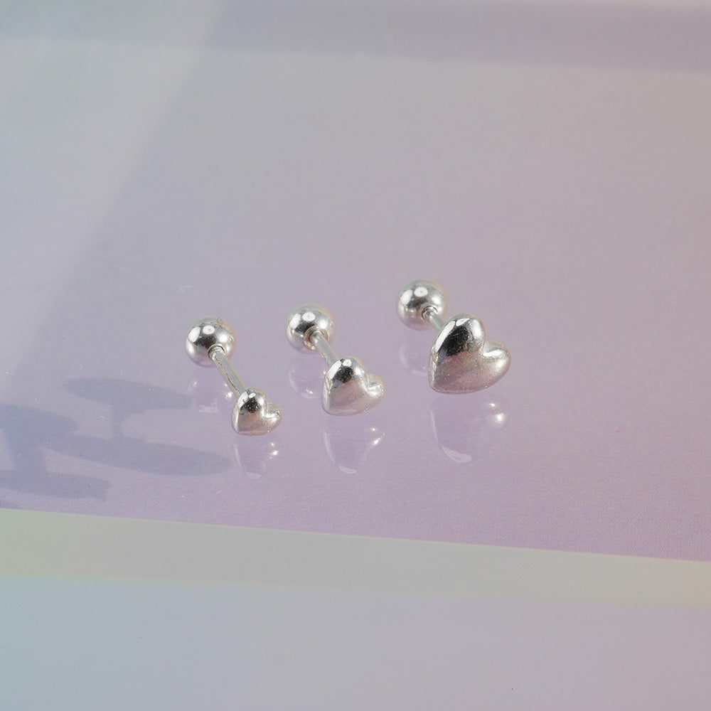 Ver.5 [925 Silver] Silver body piercing, cartilage piercing, single ear, collection, 20G, single ear 