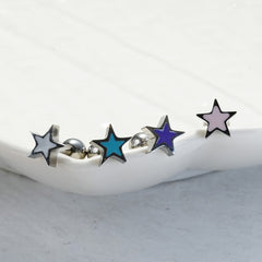 [All Surgical] Color Star (4 Colors) 16G Body Piercing เจาะหลัง เจาะกระดูกอ่อน 