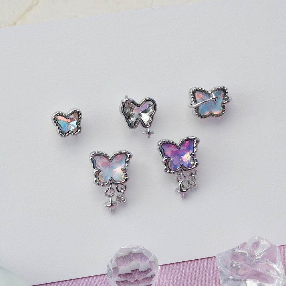 [Surgical] Aurora Butterfly (5 Types) 16G/14G Body Piercing Back Piercing Cartilage Piercing 