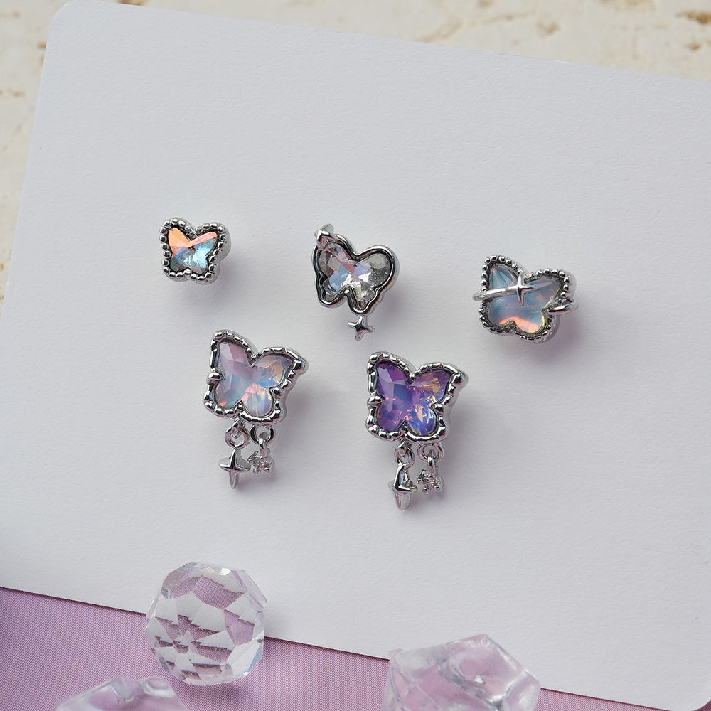 [Surgical] Aurora Butterfly (5 Types) 16G/14G Body Piercing Back Piercing Cartilage Piercing 