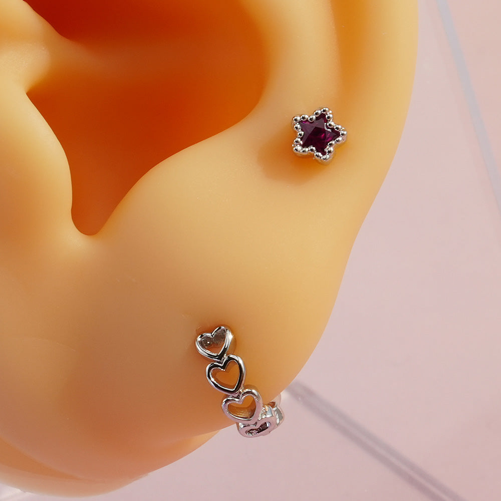 [Surgical] Dot Color Star (3 Colors) 16G/14G 