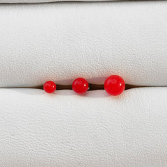 [Surgical] Red Acrylic Ball (3 Sizes) 16G 14G Body Piercing Back Piercing Cartilage Piercing 