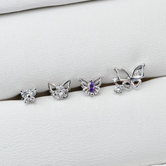 [Surgical] Butterfly (4 Types) 16G/14G Body Piercing Collection Back Piercing Cartilage Piercing 