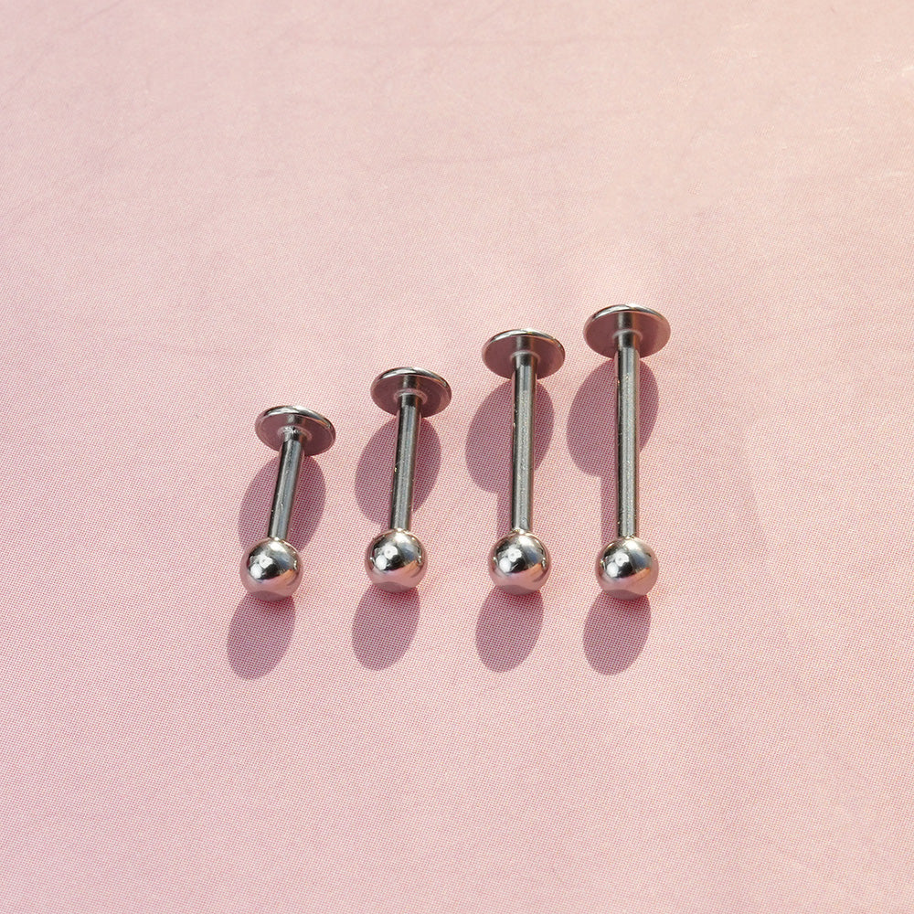 All Surgical Steel 3mm 4mm Ball Labret Body Piercing Cartilage Piercing 