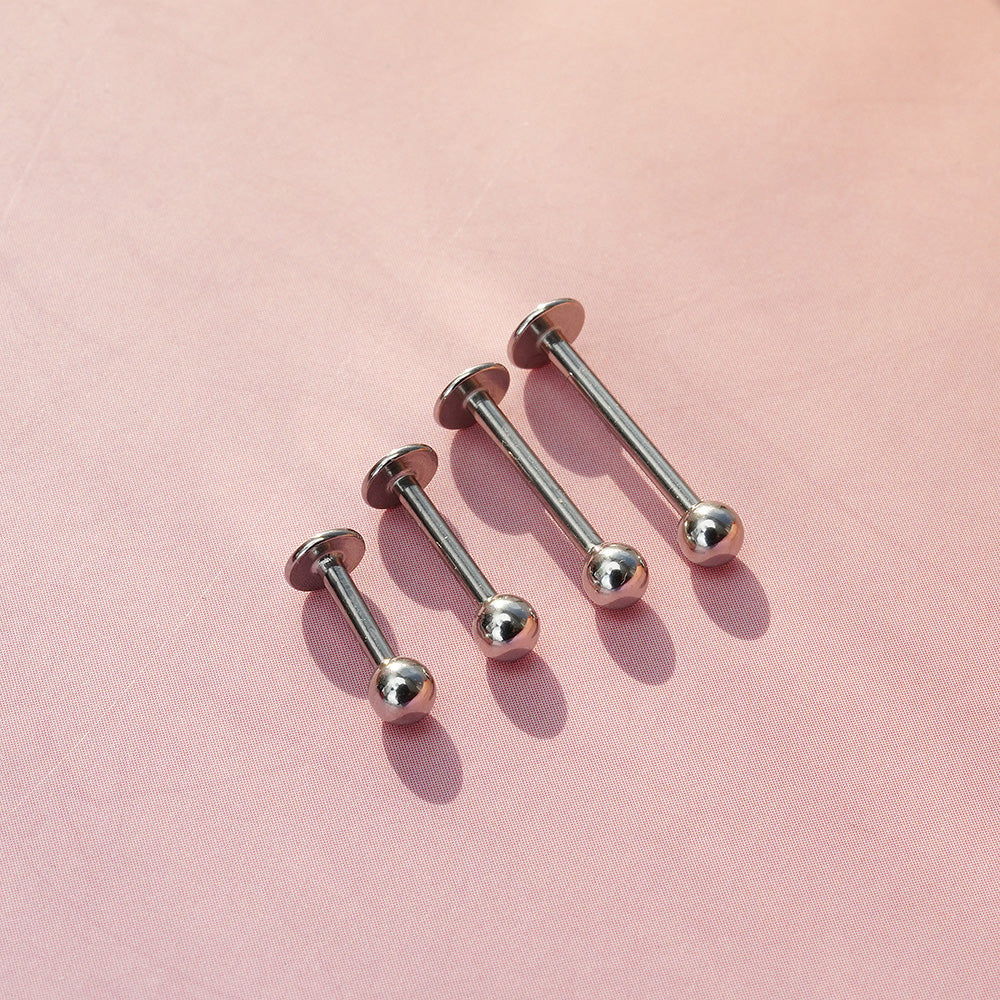 All Surgical Steel 3mm 4mm Ball Labret Body Piercing Cartilage Piercing 