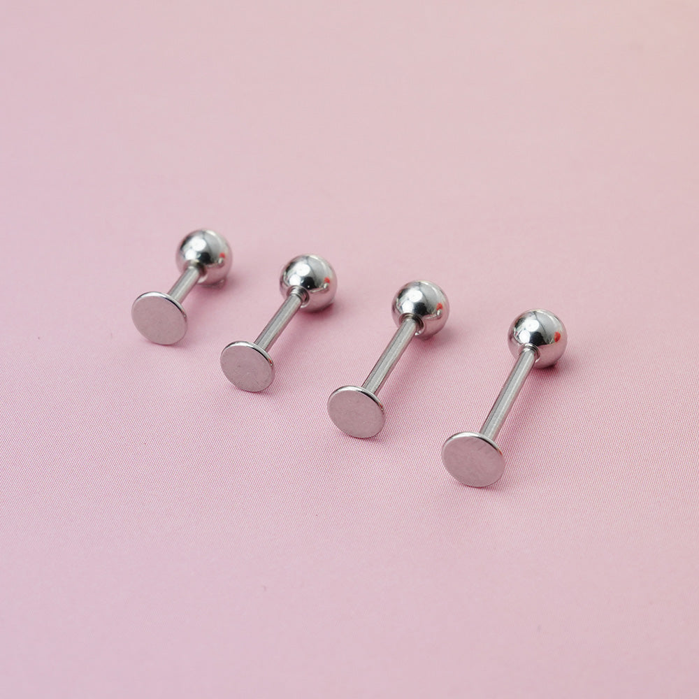 All Surgical Steel 3mm 4mm Ball Labret Body Piercing Cartilage Piercing 