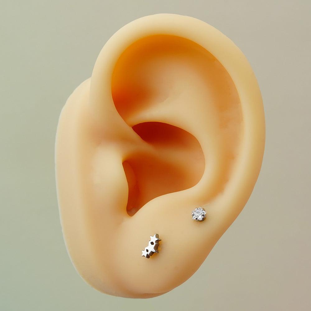 [Surgical] Mini Star (2 Types) 16G Body Piercing Back Piercing Cartilage Piercing 